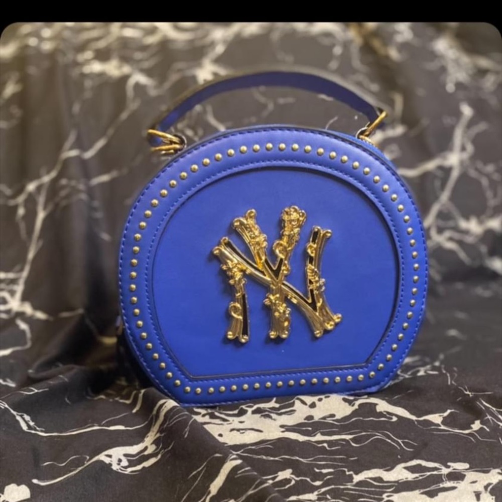 Blue nyc purse